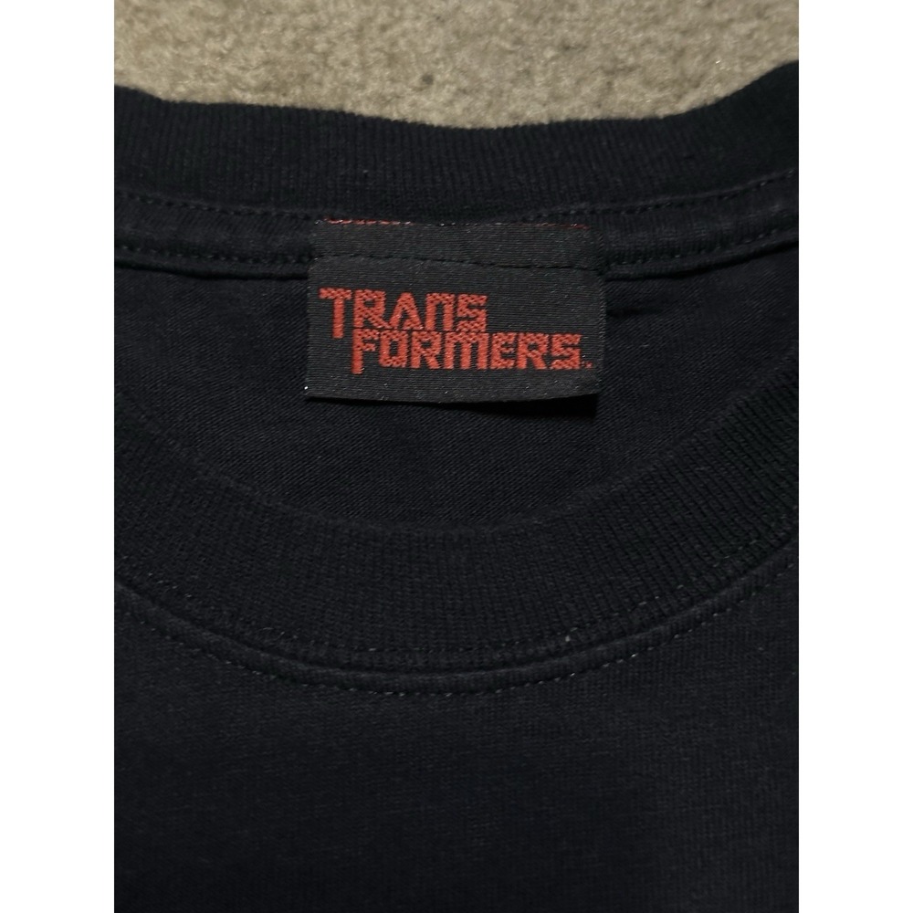 2007 Transformers Movie Promo T Shirt Kids Size Medium Black Y2K - Picture 3 of 5